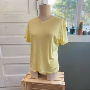 Patagonia Capilene Yellow Workout T-shirt